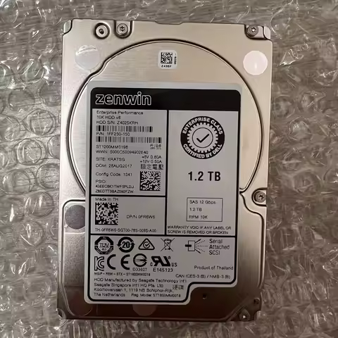 Original 1.2T Hard Drive HDD FR6W6 0FR6W6 1.2TB 10K 2.5 SAS 12Gbps ST1200MM0198 For Dell R710 R720 R