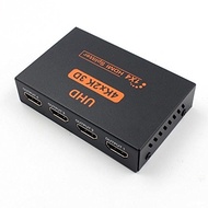 UHD 4 Ports HDMI Splitter Hub for HDTV (Black)