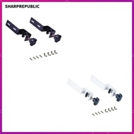 [Sharprepublic] 2 Pieces Pegboard Desk Mount Iron Fixing Clips Table Mounting Brackets Pegboard Desk