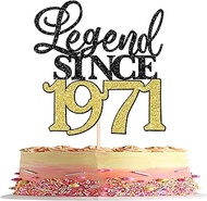 1 Pack 55th Birthday Cake Decoration Glitter Cheers to 55 Cake Topper Legend Since 1971 Cake Decorat