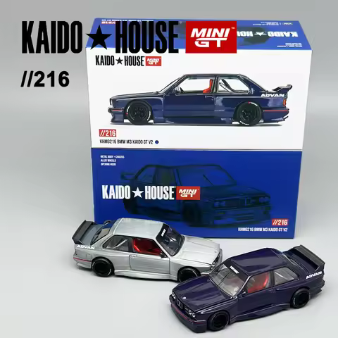 Kaido House MINIGT BMW M3 Kaido GT V2 Purple KHMG Alloy Car Model 216 Chase