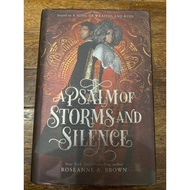 A Psalm of Storms and Silence by Roseanne A. Brown Hard Cover New York Times Bestselling Novel Book