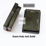 (4 PCS) Karet Holo 4x6 solid Padat Kaki Kursi Meja Hollow