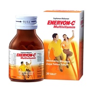 Enervon C And ENERVON C ACTIVE Contents 30 Multivitamin Vitamin C Tablets Maintain Bottle Endurance