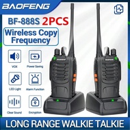 2Pcs Baofeng BF-888S Walkie Talkie Wireless Frequency Long Range Portable UHF 400-470MHz Ham Two Way