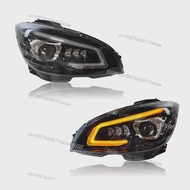 ForBeC-Class W204 Modified Headlights 08-11 Upgraded All LED Headlights Assembly GT Style Headlamp