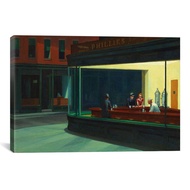 Nighthawks Canvas Print Painting By Edward Hopper Canvas Print Painting