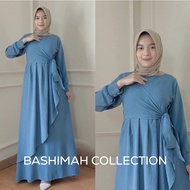 GAMIS KONDANGAN POLOS SIMPLE ELEGAN | GAMIS JUMBO HANA MAXI GAMIS PREWEDING LAMARAN WARNA PUTIH HITA