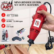 Mini Grinder Bor Listrik Gerinda Listrik - Bor Mini Mesin Poles Bor Mini Listrik Set Lengkap Tuner -