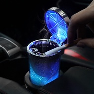 「 Party Store 」 Car Ashtray with LED Light Cigar Cigarette Ashtray Container Ashtray Gas Bottle Smoke Cup Holder Storage Cup car Supplies