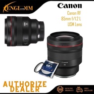Canon RF 85mm f/1.2L USM Lens (Canon Malaysia 3 Years Warranty)