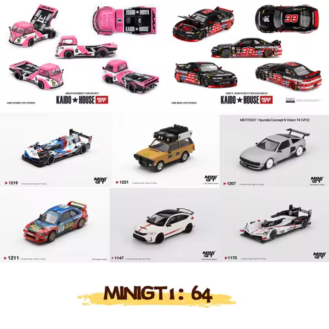 MINIGT 1:64 BMW BMW M Hybrid V8 Supercar #15 BMW M Team WRT Alloy Car Model