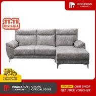 Eden S5010 3 SEATER L SHAPE SOFA / UPHOLSTERY FABRIC (Free Delivery and Installation)