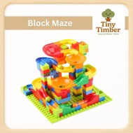 BLOCK Track Maze Slide Toy Marble Run DIY Games [TINYTIMBER]