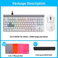 Logitech | Wireless Gaming Mouse G515 Tenkeyless Gaming Keyboard