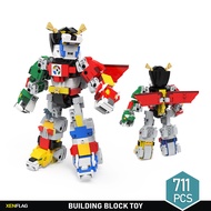 Voltron building block children's DIY puzzle toy decoration model birthday and Christmas gift