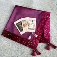 由日本占卜師　純手工製作的　塔羅牌桌布　Made in JAPAN