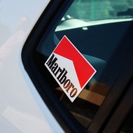 JDM Car Stickers Marlboro Racing Sponsor Brand Reflective Stickers Body Scratches Cover Stickers