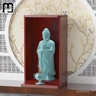 🚓Lanzhuo Buddha Shrine Home Buddha Cabinet Altar God of Wealth Buddha Shrine Guanyin Bodhisattva Buddha Buddha Statue En