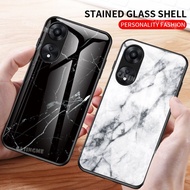 Oppo A78 5G 2023 Tempered Glass Phone Case For Oppo A78 A58 A57 2023 A77 OppoA78 5G 4G Shockproof Ca