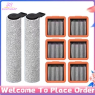 8PCS for  D100 / D100 PRO / D500 / D500 PRO Wireless Vacuum Cleaner Spare Parts Roller Brush HEPA Fi