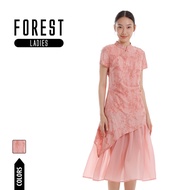 Forest Cheongsam Perempuan | Forest Ladies CNY Cheongsam Short Sleeve Dress - 885125