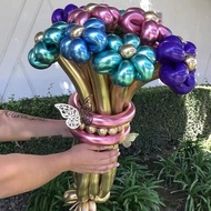 10pcs Metallic 260 Balloons Multicolor Long Magic Balloon to Twisting Flowers Animals DIY