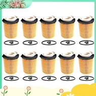 [dinghingxi2im]10 PCS  Oil Filter Elements A2701800109 2701800009 Yellow ABS+Filter Paper Automotive