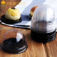 MXMUSTY Moon Cake Box Transparent Plastic Muffins Packaging Box Dome Boxes Wedding Favor Baking Packing Box