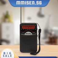 [mmisen.sg] Digital Radio Built-in Speaker Pocket Pointer Radio LCD Display Battery Operated
