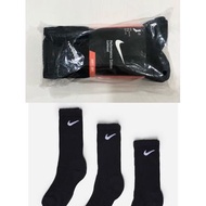 Nike SX4700系列 經典中筒長襪 一組三雙 🇺🇸 黑  兩色 長襪 尺寸 M 男女款