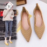 Plus Size 35-43 Pointed Flat Shoes for Women Ladies Fashion Comfortable Flats
