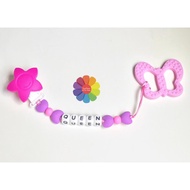 Teether Star Clip QUEEN Butterfly