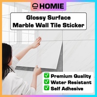 Kitchen Wall Sticker Paper Dinding Bathroom Wallpaper Waterproof Tile Sticker Mozek Dinding Dapur