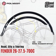Bicycle Fender 26 27.5 700c Chromoplastic Hybrid Polygon