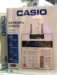 Casio FR-2650RC printiny calculator 出紙計算機
