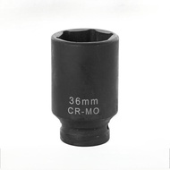 JIYAN2866 6 Point Impact Socket Wrench 24mm 36mm 1/2" Drive Industrial Grade Wrench  Long Socket Wre