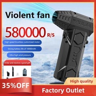 Violent Turbo Fan Dust Blower 580000RPM High Speed Brushless 10000mAh Violent Turbo Fan Portable Vac