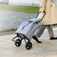 日本cocoro Nancy 條紋保溫保冷摺疊購物車-37L-多色可選