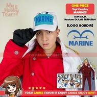 Anime One Piece Marine Admiral Aisaru Aokiji Kizaru Cosplay Hat