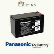 Panasonic 12V 7.2Ah Rechargeable Battery Seal Lead Acid Battery for UPS Autogate Alarm Backup gp Toy Car Motor Bateri电池