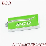 1X Green Silver Quality Metal Chrome LPG ECO Car Styling Refitting Emblem 3D Sticker Enviromental Pr