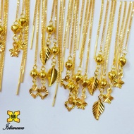 ISTIMEWA 916 Gold Earring Long Drop Collection Subang Jatuh Jarum Kolesi Emas 916