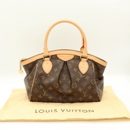 LV Tivoli PM 水餃包 老花 帆布 手提包 M40103