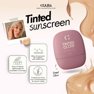 NEW CUURA Tinted Glow Sunscreen - Facial Skincare Krim Pelindung Matahari Pencerah CUURA