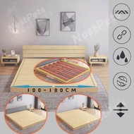Bed Bed Frame Bed Japanese Tatami Pine Wood Low Sheet Double Rental House