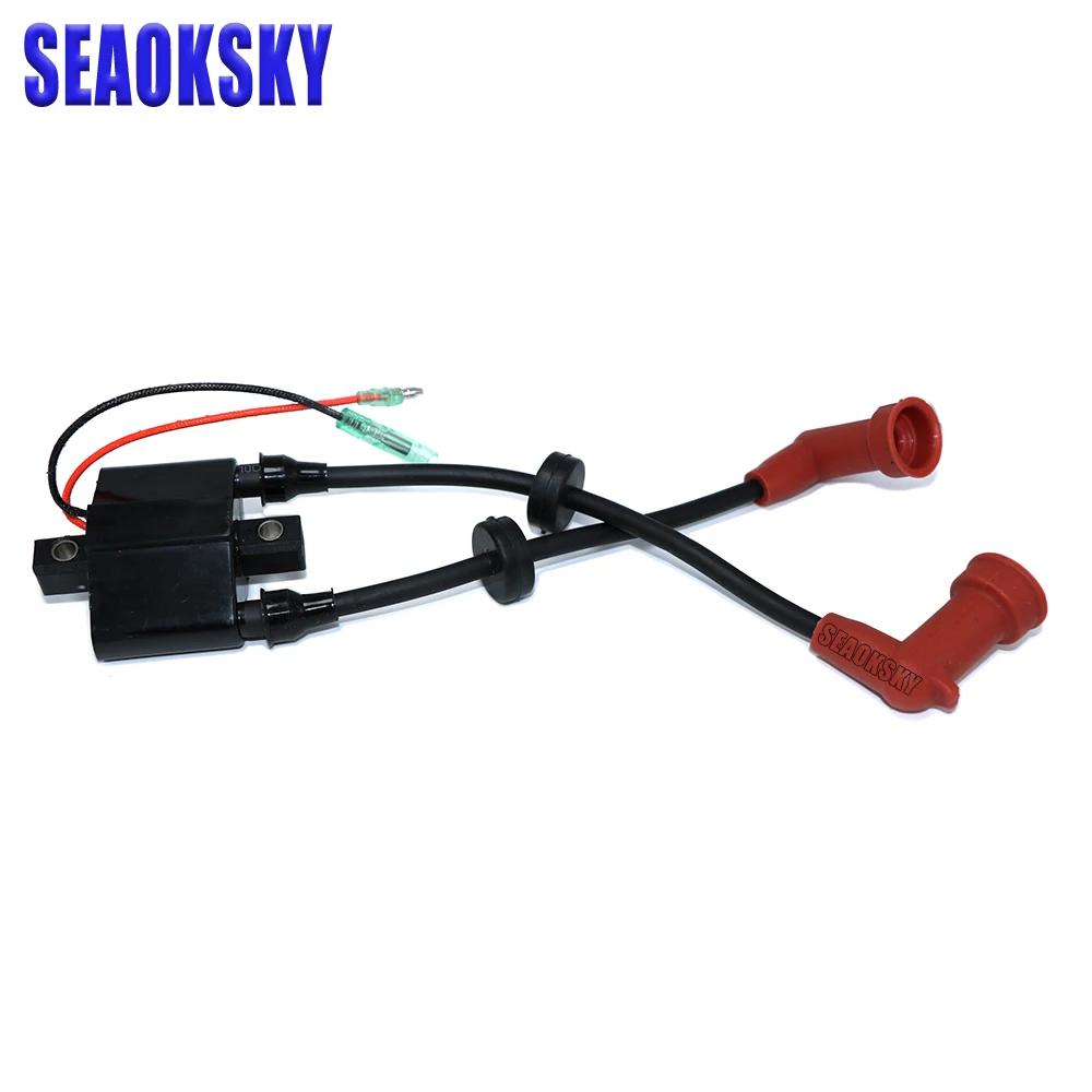 【Free shipping】 Ignition coil assy 6F5-85570-10 for Yamaha 4 stroke 15HP 20HP Outboard Motor