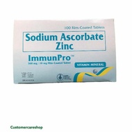 ImmunPro Sodium Ascorbate Zinc 100 Tablets