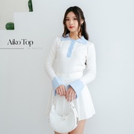 [DEAROLIN] Aiko Top | Women's Knit Top Korean Top Women's Shirt Long Sleeve Basic Long Sleeve