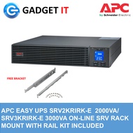 APC EASY UPS SRV2KRIRK-E 2000VA/ SRV3KRIRK-E 3000VA ON-LINE SRV RACK MOUNT WITH RAIL KIT INCLUDED